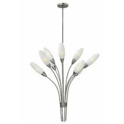 Lustre linéaire 9 lumières spoutnik moderne Aumiller