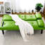 Le canapé-lit multifonctionnel en PVC vert de 67 pouces, avec un design pliable et porte-gobelet, le rend extrêmement pratique pour transformer le salon en chambre d'amis-1286461603