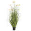 Herbe fleurie artificielle en pot-116294374