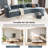 Nargis 2 - Piece 132" Modern Curved Sectional Sofa-262422905-266830434