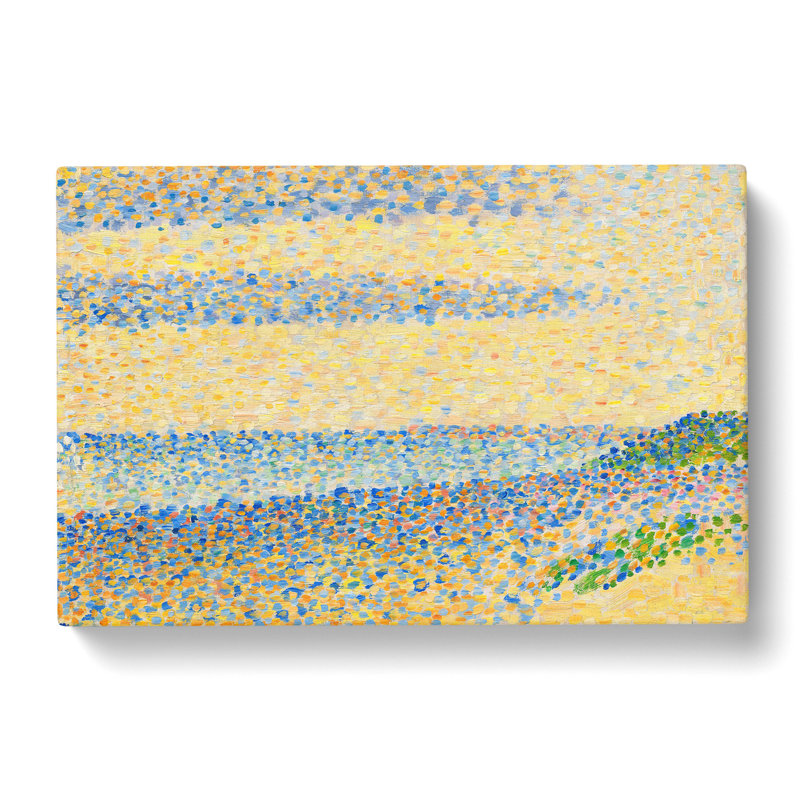 Seascape at Gravelines by Georges Seurat - Wrapped Canvas, 35cm H x 50cm W x 3cm D