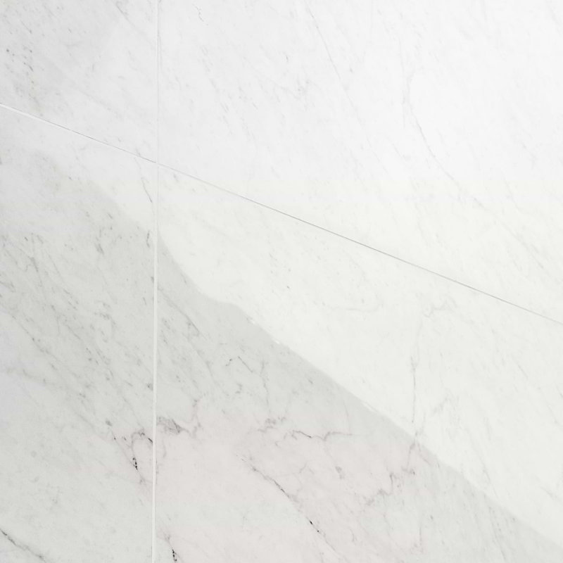 DreamStone 24x48 Polished Marble Look Porcelain Tile, Carrara Giola Polished