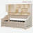 Upholstered Daybed With Led Armrest Lights, Storage Shelves And Cabinets-218316880
