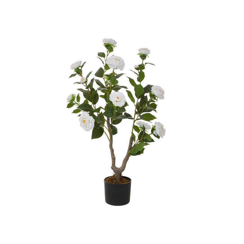 90cm Faux Camellia Tree Tree in Pot