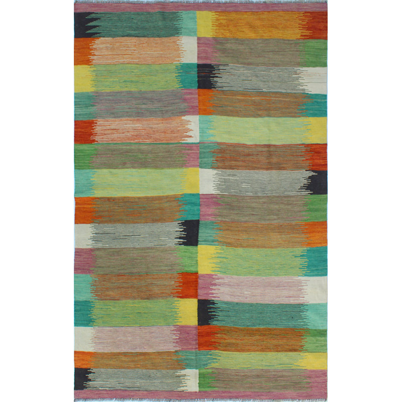 Modern Flatweave Nurbike Ivory Rug