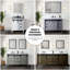 Meuble-lavabo gris cendre 48 po X P 22 po D et 44 po Miroir