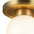 Brantry Glass Semi Flush Mount-1996645513