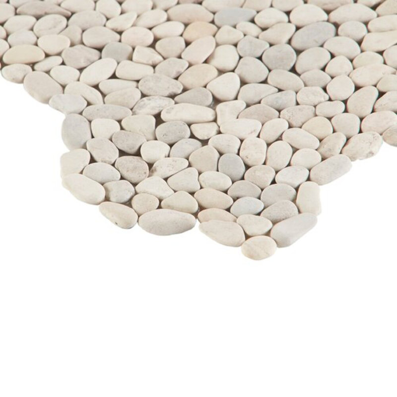 Nature 12x12 Micro Honed Natural Stone Mosaic Tile, White