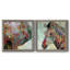 «Paint Splash Elephant», ensemble de 2 impressions sur toile-1701436791-1701436788