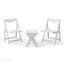 Ensemble de petite table pliable et de chaises HiPS avec 2 chaises, pour une utilisation intérieure et extérieure, durable et facile à ranger-452092141