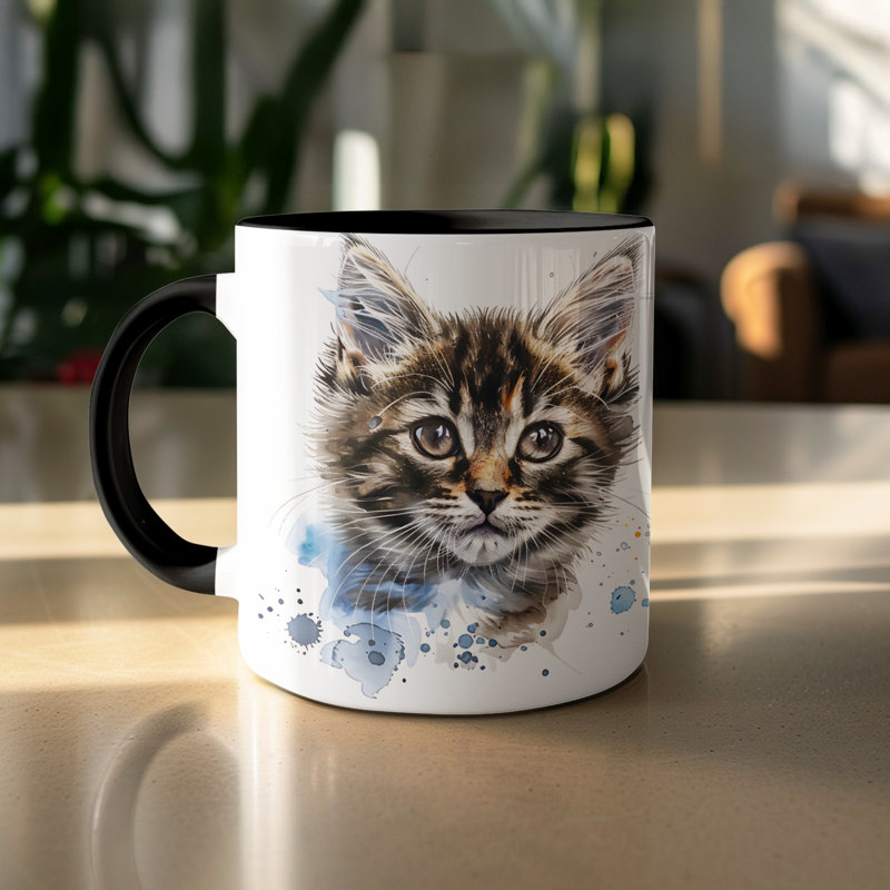 Ceramic Coffee Mug, 2, Black