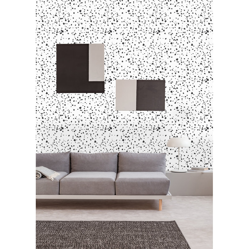Rouleau de papier peint peler et coller Demerzier Dalmatian, L 16,67 po x l 25 po