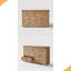 Commode 7 tiroirs pour chambre à coucher Farmhouse, commodes de 31,4 po de hauteur et commode, commode en bois rustique avec poignée en métal, armoire de rangement pour le salon