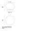 Luna Lamp 24"x24" LED Cable-533522222-533522230
