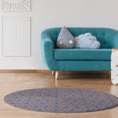 Chenille Geometric Indoor Rug