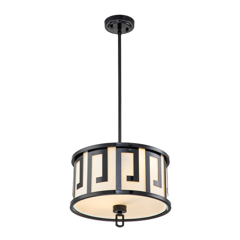 Lemuria 2 - Light Shaded Drum Pendant
