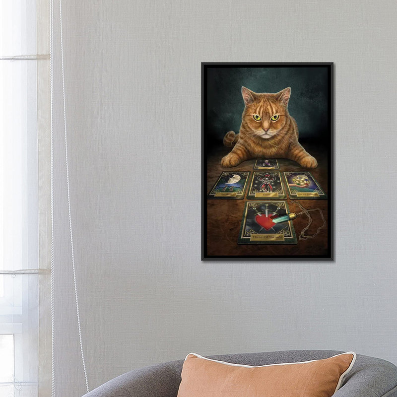 «The Reader», impression sur toile, H 26 po x l 18 po x P 1,5 po, Toile encadrée noire, Pas de tapis