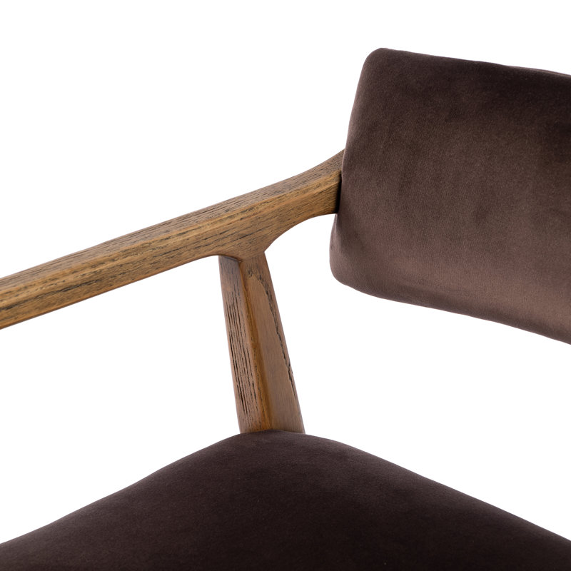 Tyler 22" Armchair, Surrey Cocoa Performance Velvet