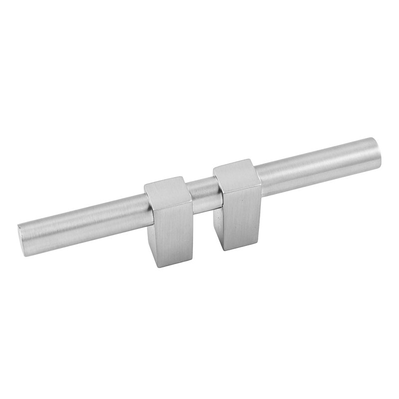 Poignée barre Elon 13/16 po Nickel satiné, Nickel satiné, 0.8125