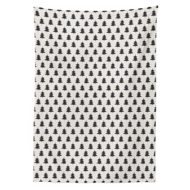 Geometric Christmas Tablecloth, 70" x 52"