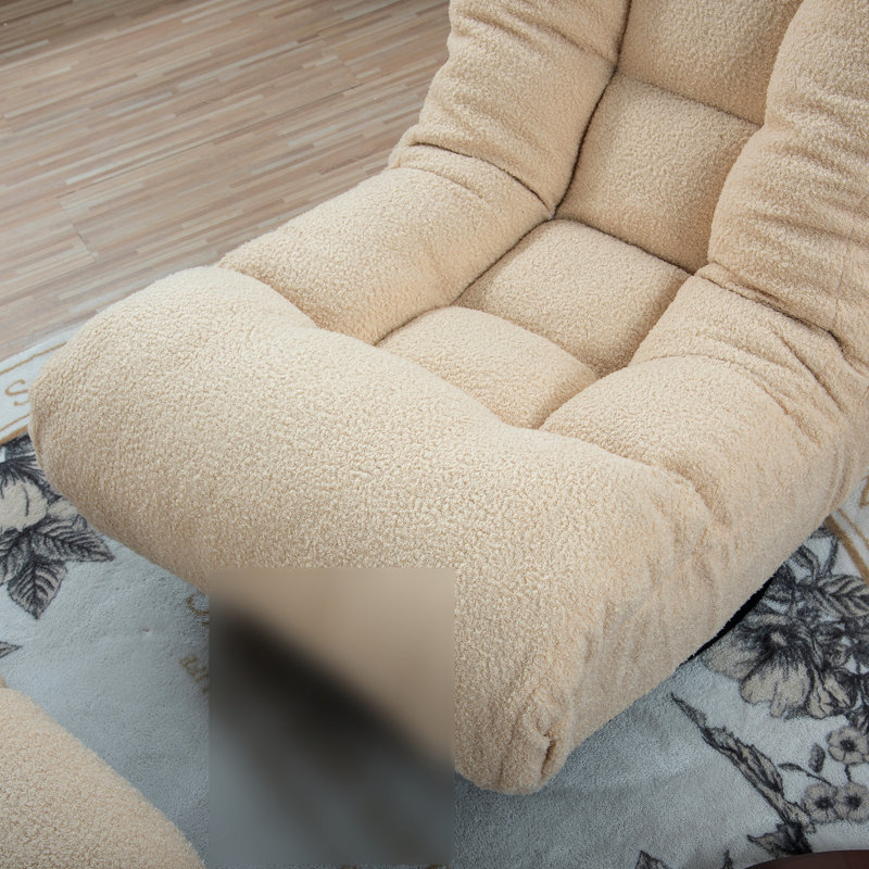 Lazy For 'S Relaxation - Japanese Reclining Chair With Ergonomic Design, 3 Adjustable Back Sections, Built In Spring Seat, White Color Balcony Chat Backrests And 14 Headrests, Comfortable Design