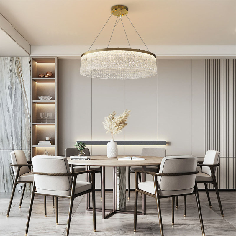 Jull LED Wagon Wheel Chandelier