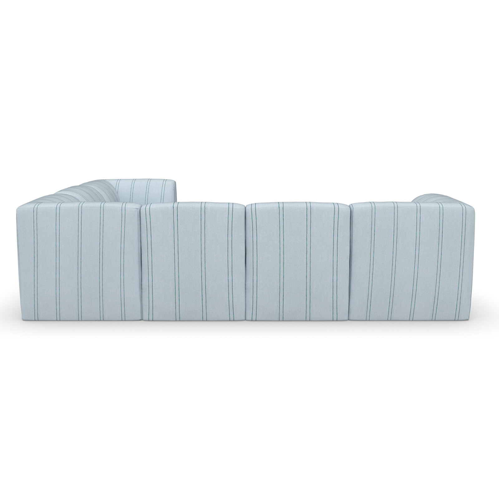 Eliana 124" Sunbrella® Patio Sectional, Wayward Sky