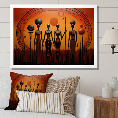 «African Tribal Rhythms I», art mural africain