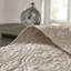Courtepointe réversible kaki pour très grand / très grand lit - Tendance et élégante literie en coton prélavé Matelassé 2 taies décoratives Lavable à la machine confortable avec 3 pièces faciles à laver-137640084-137640086
