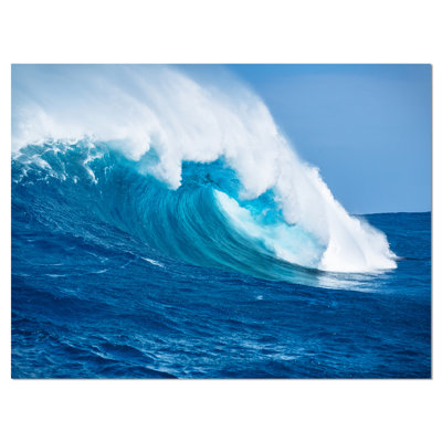 Sea retournées seascape, reproduction de photo sur toile tendue