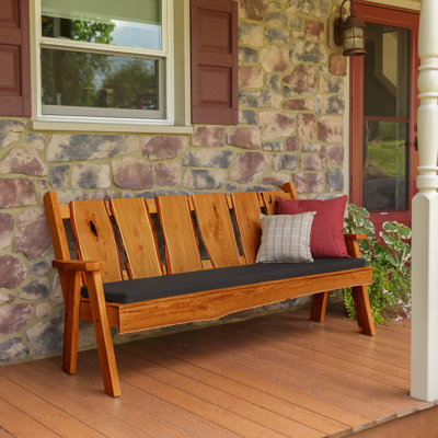 Lucille Solid Wood Outdoor Bench