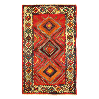 Jaion One-of-a-Kind Rectangle 3'7" X 5'11" Hand Knotted Area Rug