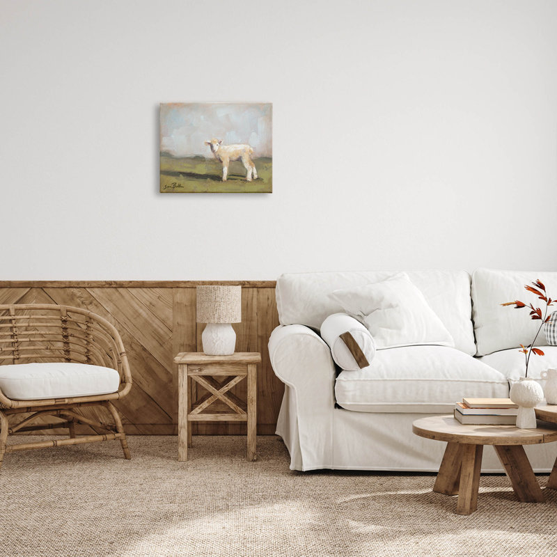 «Baby Lamb Lamb» par Sara Baker, H 16 po x l 20 po x P 1,5 po