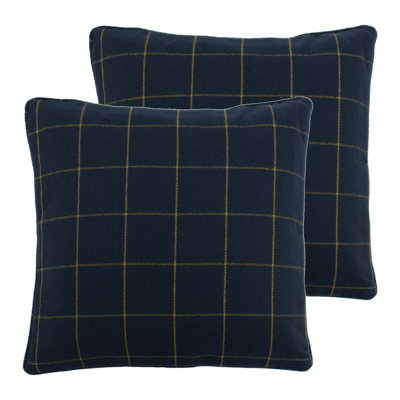 Plaid Square Cushion