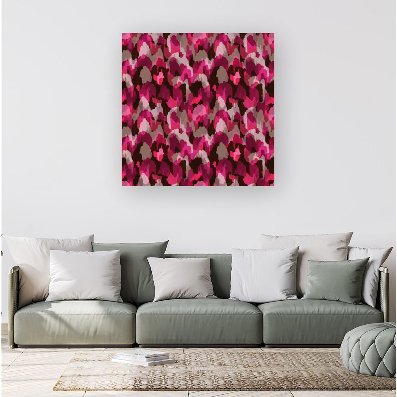 Modern Pink Animal - Wrapped Canvas Print