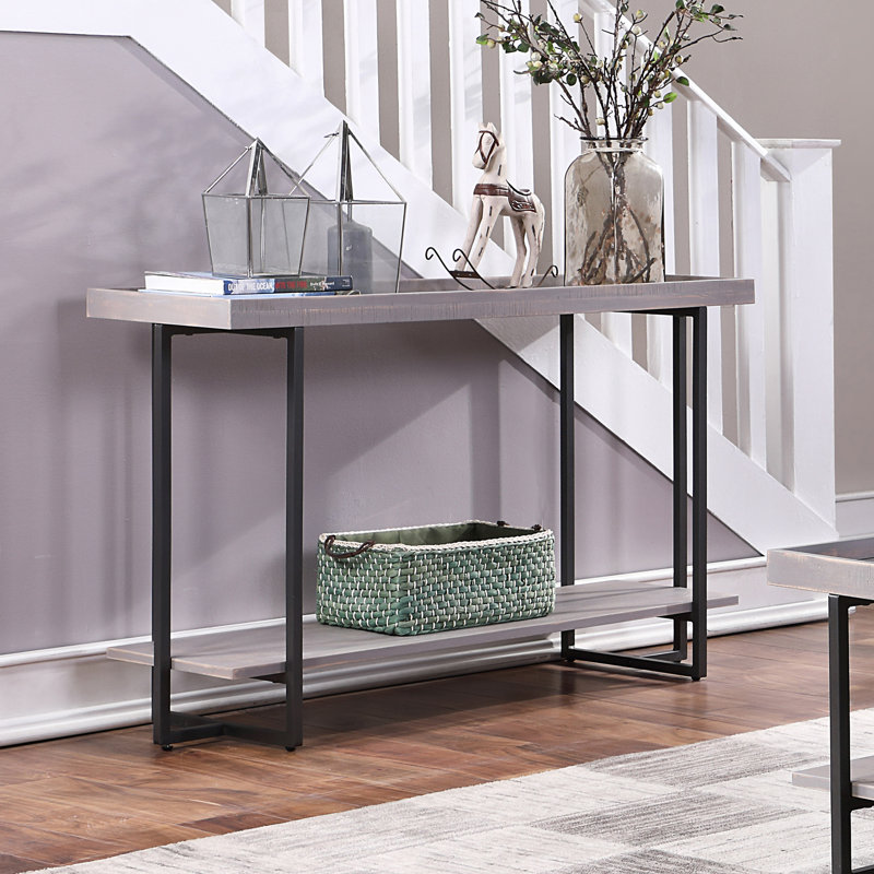 Baden 47.25'' Console Table, Antique Gray