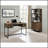 Rustic Oak Herringbone 2-Door Bookcase With Spacious Shelves And Durable Construction, Perfect For Organized Storage And Display.