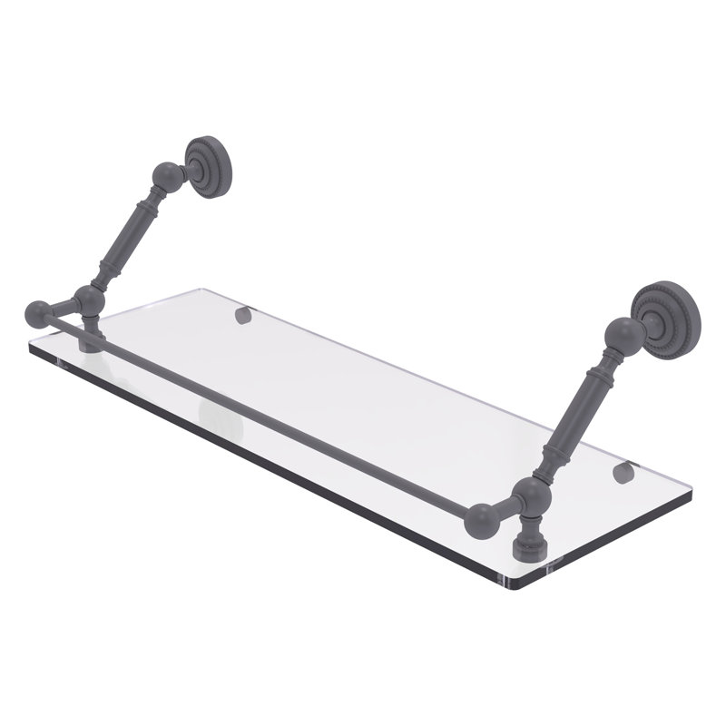 Tablette de support Marchmont, Gris mat, H 7,3 po x l 24 po x P 8,6 po