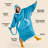 Bedsure Wearable Blanket Hoodie Women - Long Sherpa Hooded Blanket For Adult Warm Cozy Blanket Sweatshirt Gifts For Women Men-109715270-109715283
