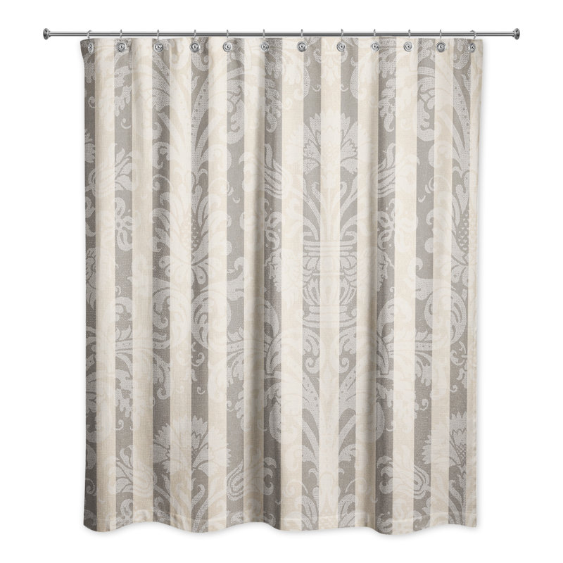 Rideau de douche simple floral Wilcoxen