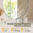 Kaitlee Modern Round Bathroom Vanity Wall Mirror | Stainless Steel Frame-243354301-243354293-258041190