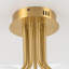 Plafonnier semi-encastré 9 lumières Mid-Century