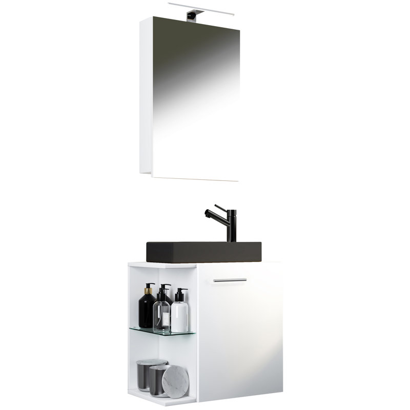 Rayniya Bathroom Furniture Suite, White