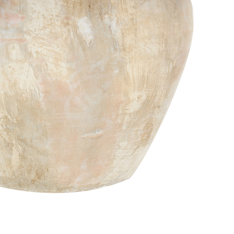 Cole And Grey Ceramic Antique Wide Decorative Vase With Shades Of Pink