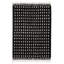 Tapis rectangulaire noir / blanc en polypropylène tissé à la machine Efrayim-87749383
