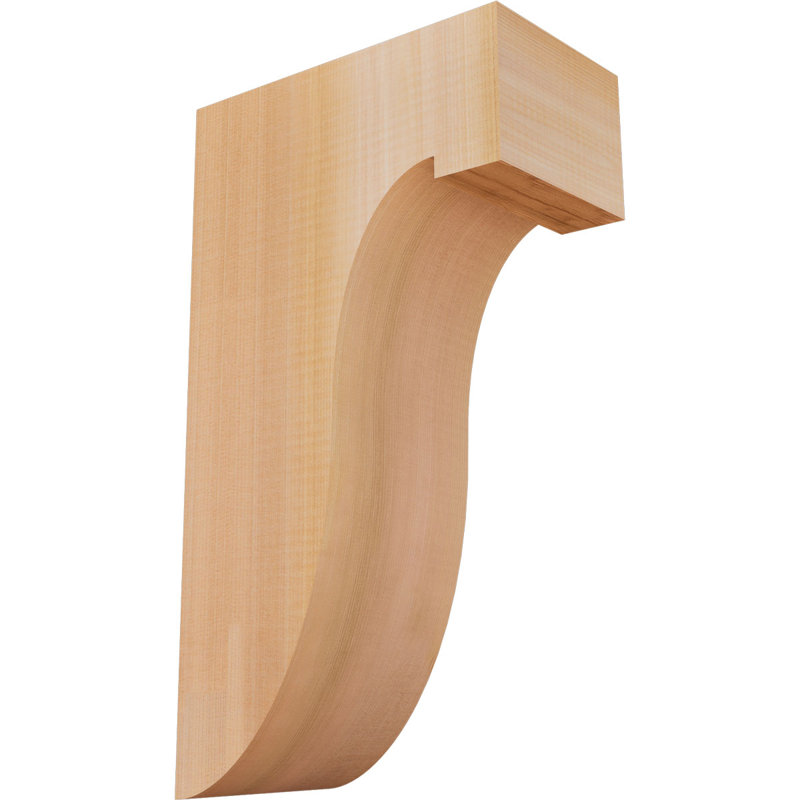 Del Monte Corbel, H 18 po x l 5,5 po x P 10 po, Lisse, Cèdre rouge