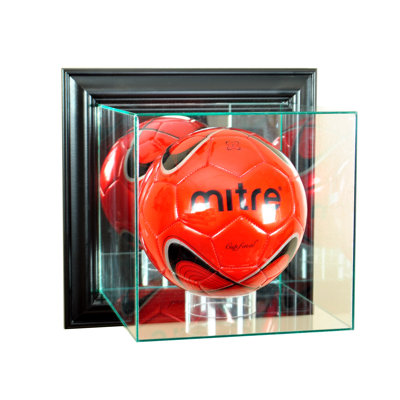 Perfect Cases And Frames 14'' W 11'' D Soccer Glass Ball / Puck Case