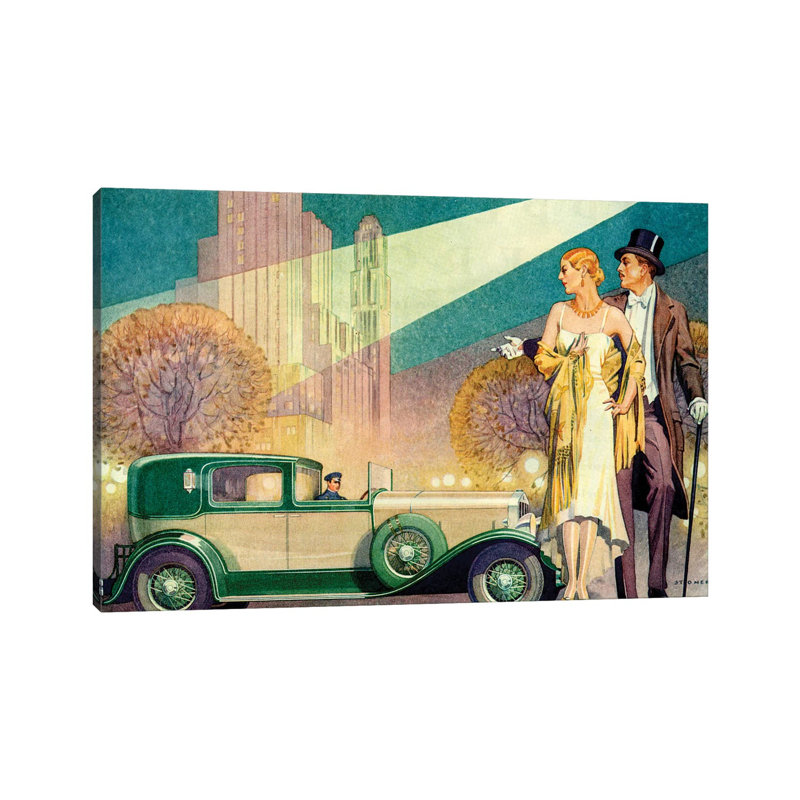 1929 Franklin Magazine Advert Detail - Wrapped Canvas Print, 66.04 cm H x 45.72 cm W x 3.175 cm D