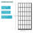 Shower Door 34" W X 72" H Single Panel Frameless Fixed Shower Door, 5/16 In. (8Mm), Open Entry Design In Matte Black