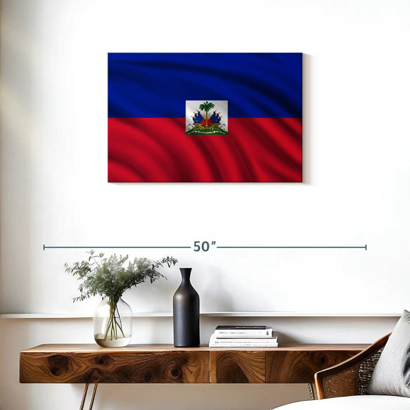 Drapeau d'Haïti Borges, H 20 po x l 30 po